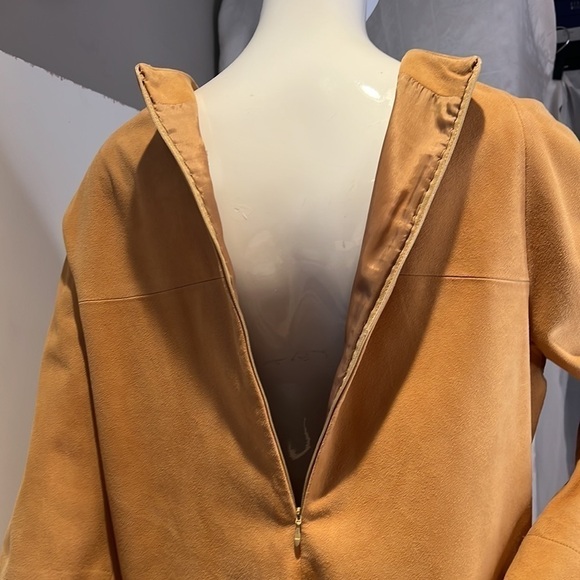 Revillon Paris Sz 8-10 Suede Open Jacket - Picture 9 of 11